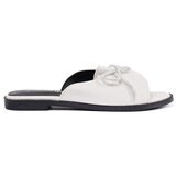 GOODIN White flip-flops with a bow Cijene