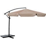  Sklopivi vrtni suncobran s 6 segmenata, 350 cm, s navlakom – Plonos PL-880 bež | shoptok.hr