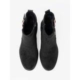 Shelvt Black ankle boots with a buckle on a stable heel | Shoptok.si