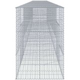 vidaXL Gabionska košara s poklopcem 1100x100x150 cm pocinčano željezo | shoptok.hr
