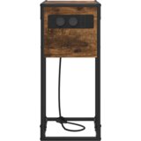 vidaXL Nočna omarica Dimljeni hrast 41.5 x 26 x 60.5 cm | Shoptok.si