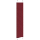  Plisirana zavjesa Bordo crvena 45x200 cm Širina tkanine 44,4 cm Poliester | shoptok.hr