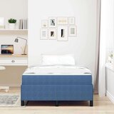  Konstrukcija postelje z vzmetnico Modra 120 x 200 cm blago, (5000124060) | Shoptok.si