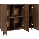 Komoda rjavi hrast 90x34x80 cm konstruiran les, (20654234) | Shoptok.si