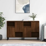  Komode 2 kom boja smeđeg hrasta od konstruiranog drva | shoptok.hr