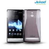 Jekod silikonski ovitek sony xperia sp C5303 silikon prozorno črn tpu/tb + zaščitna folija Cene