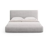 Cosmopolitan Design Svijetlo sivi tapecirani bračni krevet s prostorom za odlaganje s podnicom 140x200 cm Colonel – | shoptok.hr