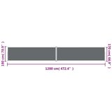vidaXL Uvlačiva bočna tenda antracit 180 x 1200 cm | shoptok.hr
