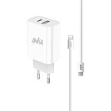  KUCNI AN-S143 PD+QC 20W TYPE-C TO LIGHTNING 2 PORT ANKA | Eponuda.ba
