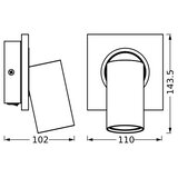 Osram led zidna spot svetiljka decor mercury 1xGU10/3,4W/230V | Eponuda.com