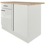 Flex-Well Kotna Spodnja Omarica Levi, Svetlo Siva, Š. 110 Cm | Shoptok.si