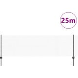 vidaXL ograjni stebri 11 kosov U-kanal siva 80 cm jeklo, šesterokotna ograja siva 0.8x25 m jeklo | Shoptok.si