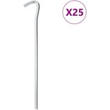  Klinovi za šator 25 kom 23 cm Ø 7 mm od pocinčanog čelika | shoptok.hr
