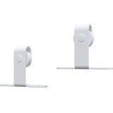 Mini komplet za drsna vrata omare iz jekla bel 122 cm, (5000215453) | Shoptok.si