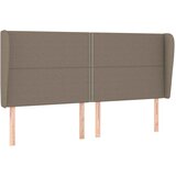  s oprugama i madracem smeđesivi 200x200 cm od tkanine | shoptok.hr
