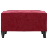  Stolček za noge vinsko rdeč 70x55x41 cm žamet, (20983560) | Shoptok.si
