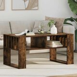  Stolić za kavu Dimljeni hrast 92 x 49 5 x 45 cm Konstruirano drvo | shoptok.hr