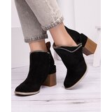 Resti Black women's insulated boots on a post Mukis - Footwear | shoptok.hr