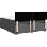 vidaXL Okvir kreveta s oprugama i madrac svjetlosivi 180x200cm tkanina | shoptok.hr