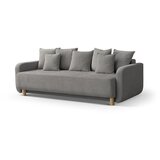 Micadoni Siva raztegljiva sedežna garnitura s prostorom za shranjevanje 231 cm Elen – | Shoptok.si