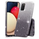 Onasi silikonski ovitek z bleščicami bling 2v1 za samsung galaxy S22 5G - srebrno siv Cene