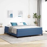  Konstrukcija postelje z vzmetnico Modra 180 x 200 cm blago, (5000127625) | Shoptok.si