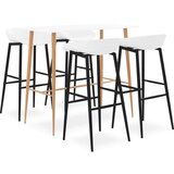  5-dijelni barski set bijeli | shoptok.hr