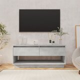 vidaXL TV ormarić siva boja betona 102 x 41 x 44 cm od iverice Cijene