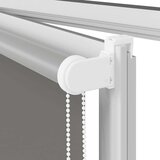 vidaXL Rolo zavjesa Blackout siva 120x130 cm Širina tkanine 116,6 cm | shoptok.hr