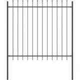  Vrtna Ograda 6 pcs Siva 10,2 x 1,5 m Čelik s prahom | shoptok.hr