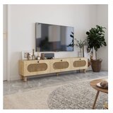 Hanah home tv polica elena sapphire oak rattan | ePonuda.com