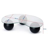 Hanah home Sto za dnevnu sobu Sphere Black Grey