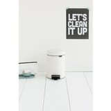 Brabantia Kanta za smeće s pedalom Newicon 3 L s plastičnim unutarnjim dijelom - White | shoptok.hr