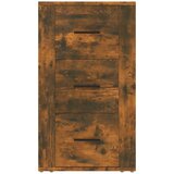  Komoda boja dimljenog hrasta 40 x 33 x 70 cm konstruirano drvo | shoptok.hr