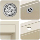  Lavabo - Umivaonik Bež 795 x 505 mm 80% Kvarc i 20% Smola | shoptok.hr