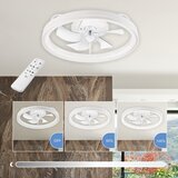 LAMKUR LED plafonsko svetlo sa ventilatorom FARGO LED/37W/230V, belo, sa daljinskim upravljačem | Eponuda.com