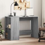 Furnova Pisalna miza siva sonoma 102x50x75 cm inženirski les, (21925467) | Shoptok.si