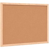 vidaXL Magnetna bijela ploča s okvirom od punog borovine 40x30 cm | shoptok.hr