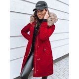DStreet Kurtka zimowa damska parka NADER czerwona | shoptok.hr