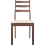 vidaXL Jedilni stoli z blazinami 2 kosa Brown Solid Wood Rubber | Shoptok.si