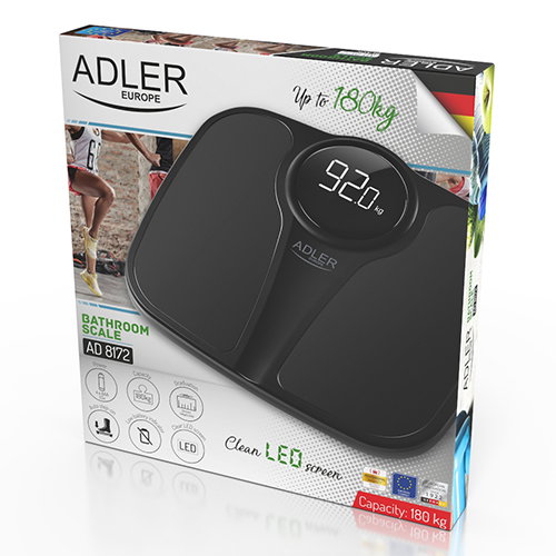 Adler osobna vaga crna AD8173B | shoptok.hr