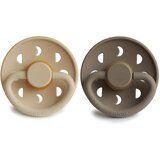 FRIGG® tolažilna duda moon phase natural rubber croissant & portobello Cene