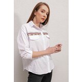 Bigdart Shirt - White - Regular fit Cene