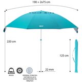Nils suncobran za plažu XL 220 cm tirkizni | shoptok.hr