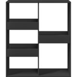 Ormarić za knjige / sobna pregrada crni 100x33x115 cm | Eponuda.ba