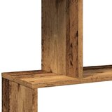 Sobna pregrada / regal za knjige 6 razina 70x24x193 cm drveni | shoptok.hr