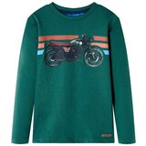  Dječja majica dugih rukava zelena 128 | shoptok.hr