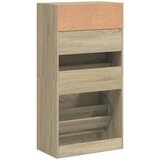 Ormarić za cipele boja hrasta 60x34x116 cm konstruirano drvo | shoptok.hr