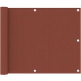 vidaXL Balkonsko platno terakota 75x300 cm oksford blago Cene