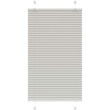 vidaXL Plisirana roleta svijetlosiva 75x100 cm širina tkanine 74,4 cm | shoptok.hr
